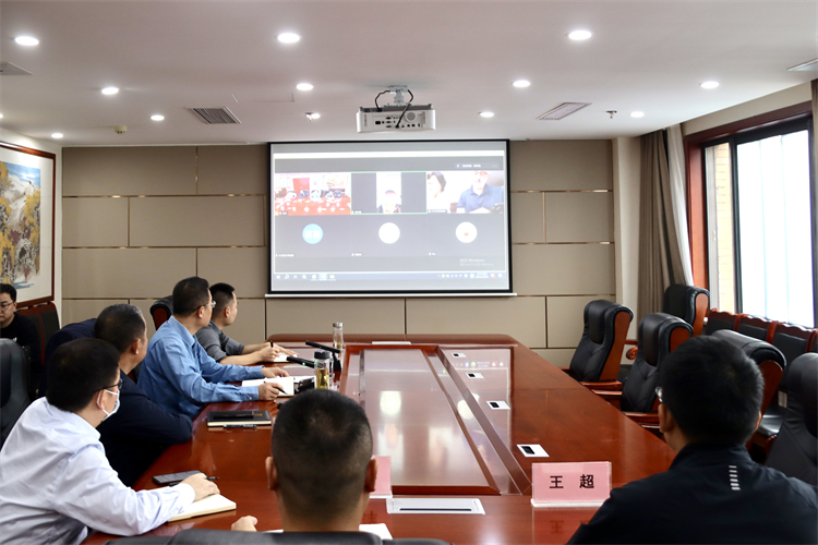 太阳成集团tyc234cc古天乐召开与中白航天高新技术产业研发中心有限公司合作洽谈视频会